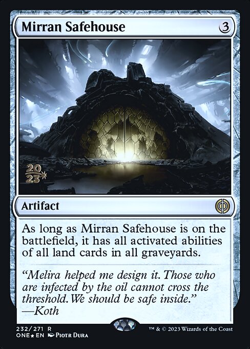 Mirran Safehouse (232s) [Phyrexia: All Will Be One Promos]