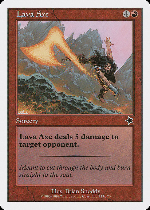 Lava Axe (111) [Starter 1999]