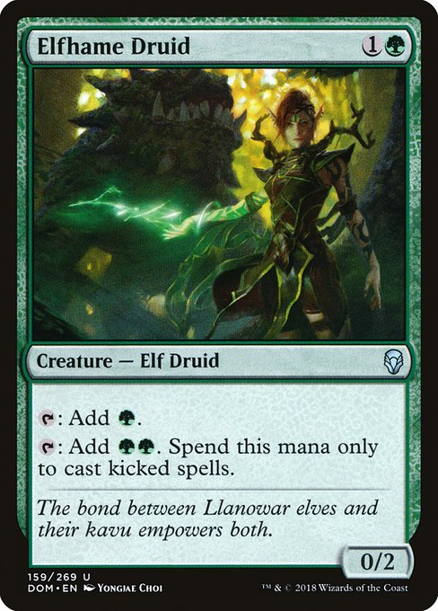 Elfhame Druid (159) [Dominaria]