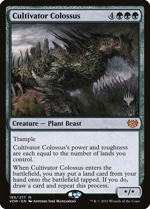 Cultivator Colossus (195p) [Innistrad: Crimson Vow Promos]