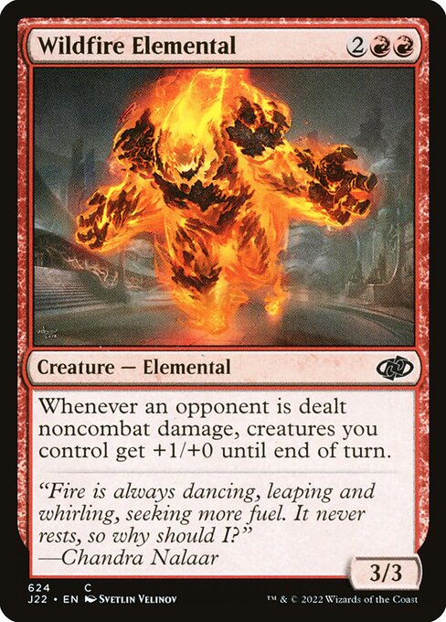 Wildfire Elemental (624) [Jumpstart 2022]