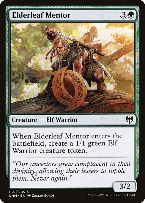 Elderleaf Mentor (165) [Kaldheim]