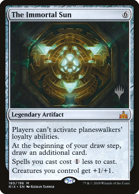 The Immortal Sun (180p) [Rivals of Ixalan Promos]