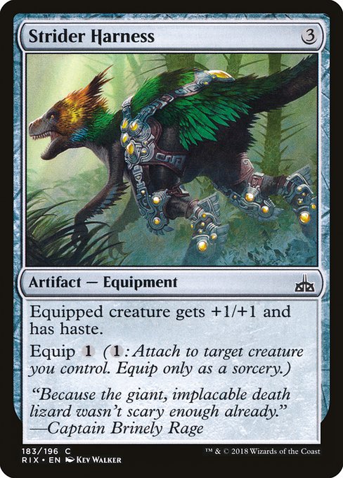 Strider Harness (183) [Rivals of Ixalan]