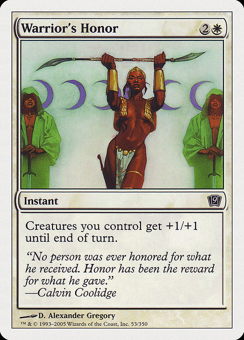 Warrior's Honor (53) [Ninth Edition]