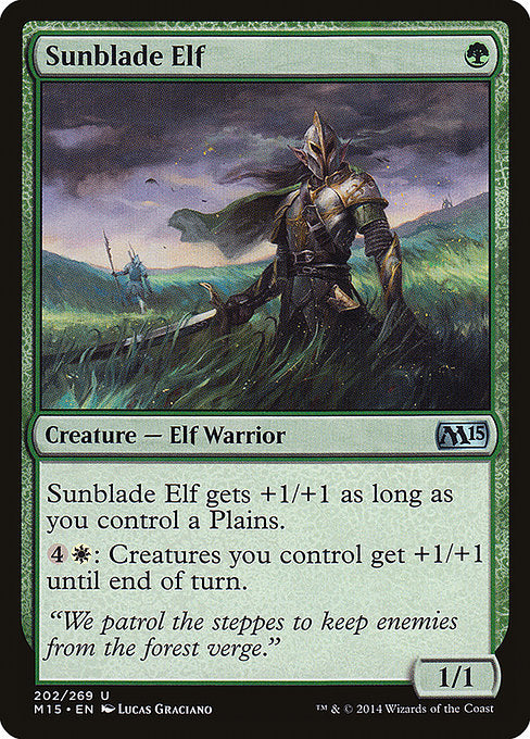 Sunblade Elf (202) [Magic 2015]