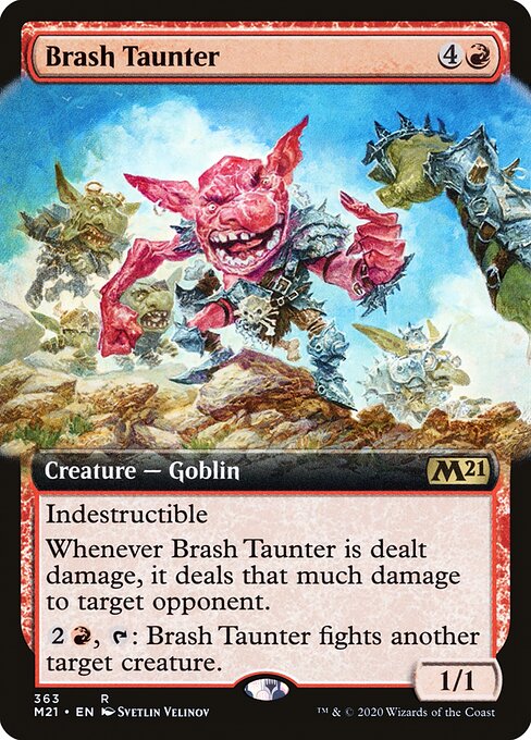 Brash Taunter (363) [Core Set 2021] [Extended Art]