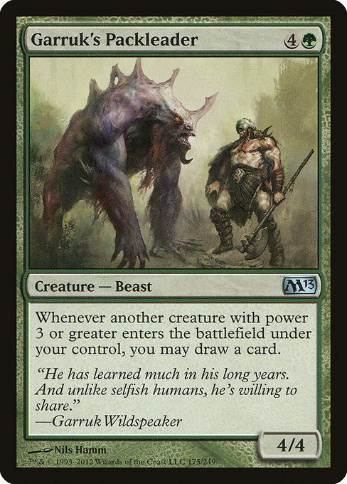Garruk's Packleader (175) [Magic 2013]