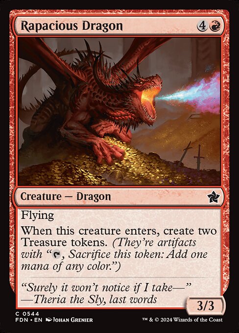 Rapacious Dragon (544) [Foundations]