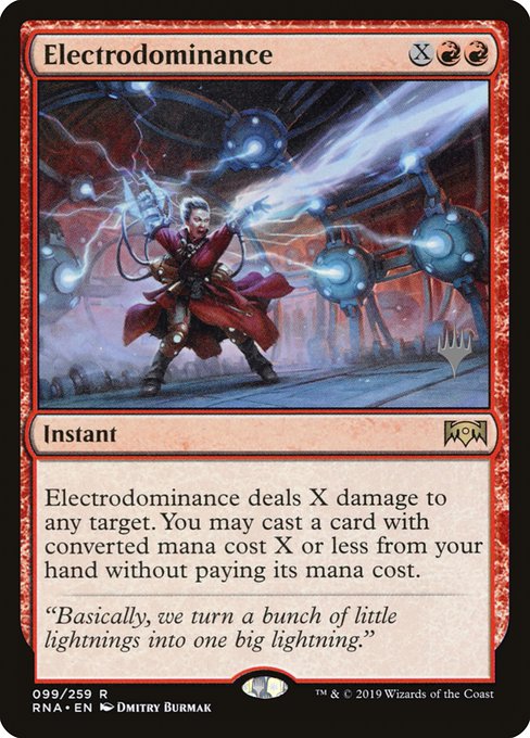 Electrodominance (99p) [Ravnica Allegiance Promos]