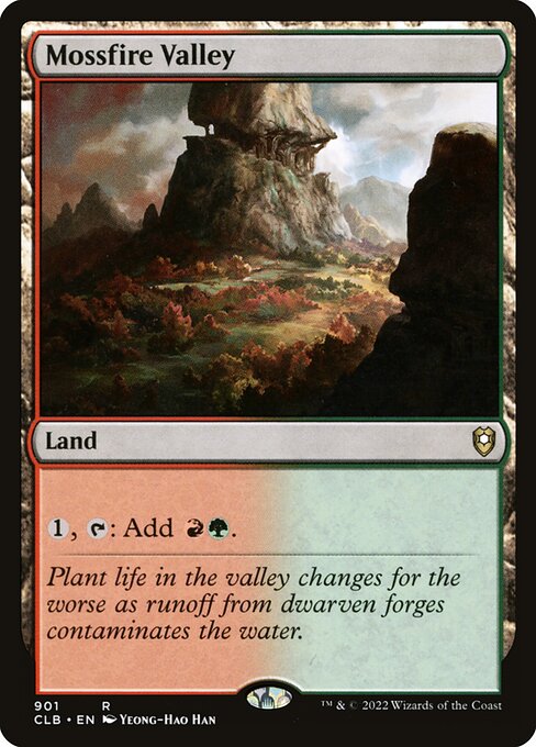Mossfire Valley (901) [Commander Legends: Battle for Baldur's Gate]