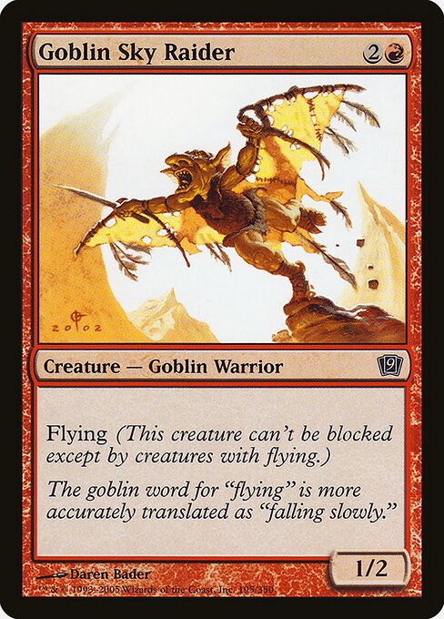 Goblin Sky Raider (195★) [Ninth Edition]