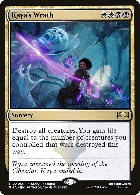 Kaya's Wrath (187) [Ravnica Allegiance]
