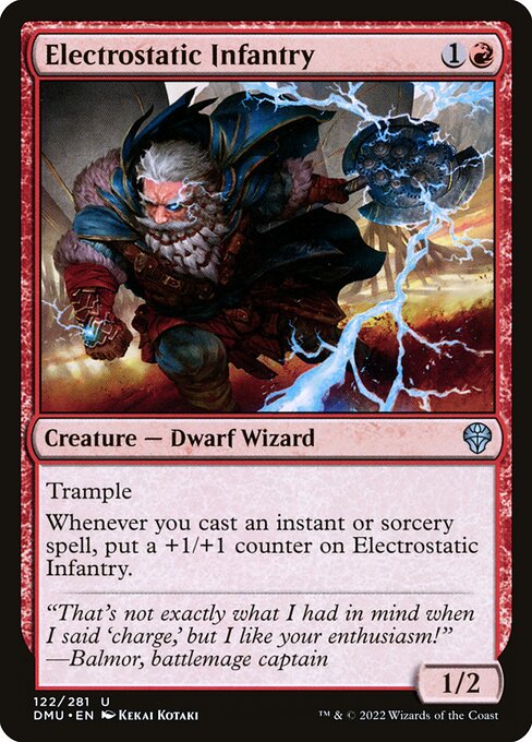 Electrostatic Infantry (122) [Dominaria United]