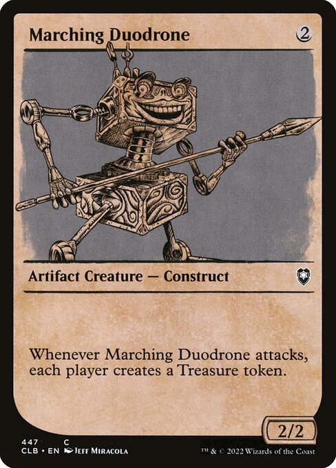 Marching Duodrone (447) [Commander Legends: Battle for Baldur's Gate] [Showcase]