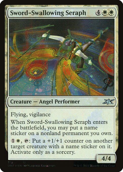 Sword-Swallowing Seraph (316) [Unfinity]