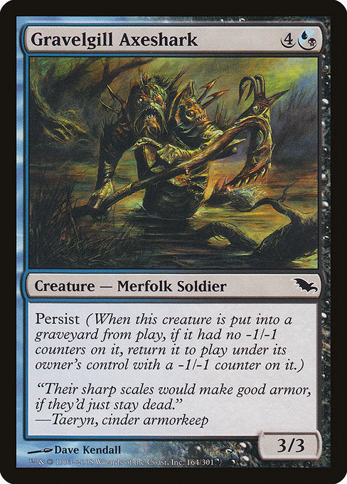 Gravelgill Axeshark (164) [Shadowmoor]