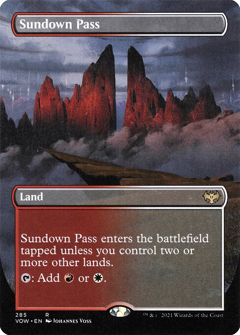 Sundown Pass (285) [Innistrad: Crimson Vow] [Borderless]