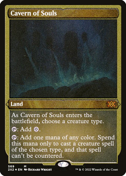 Cavern of Souls (569) [Double Masters 2022] [Etched]