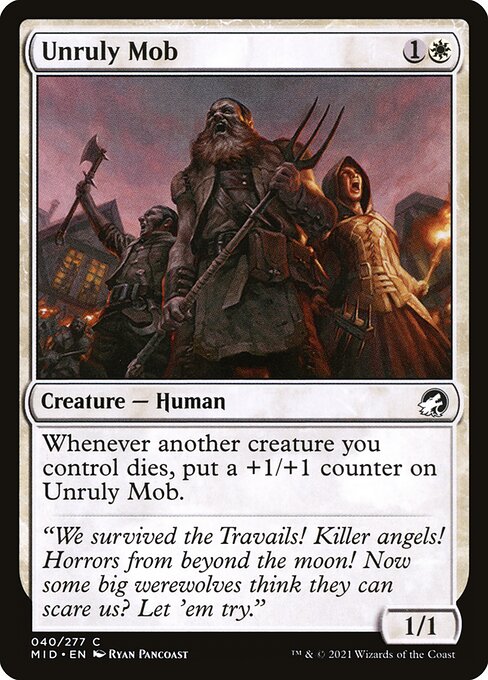 Unruly Mob (40) [Innistrad: Midnight Hunt]