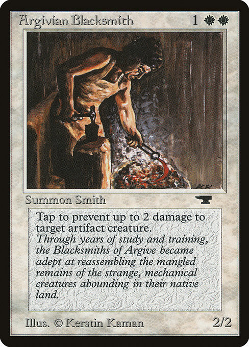 Argivian Blacksmith (2) [Antiquities]