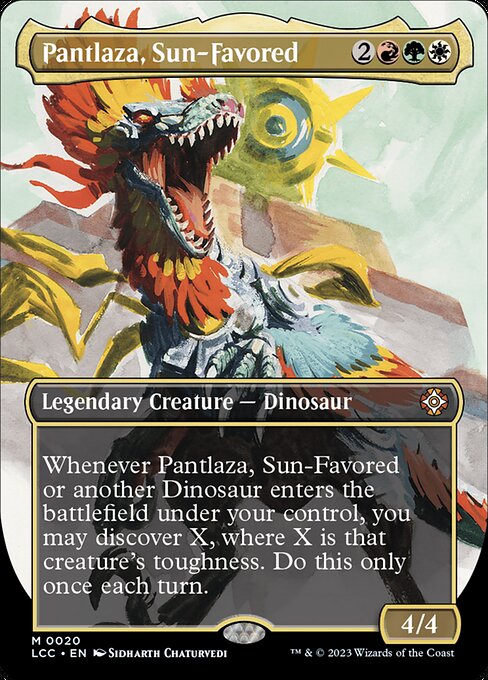 Pantlaza, Sun-Favored (20) [The Lost Caverns of Ixalan Commander] [Borderless]