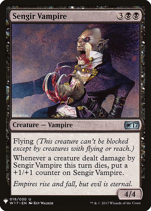 Sengir Vampire (W17-19) [The List]