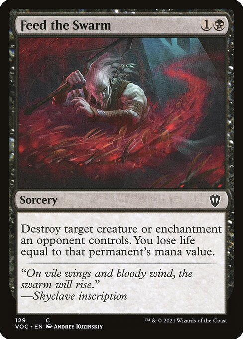 Feed the Swarm (129) [Crimson Vow Commander]