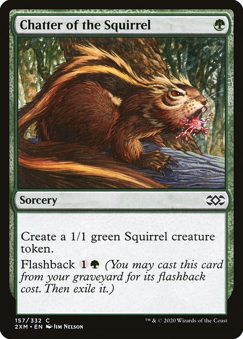 Chatter of the Squirrel (157) [Double Masters]