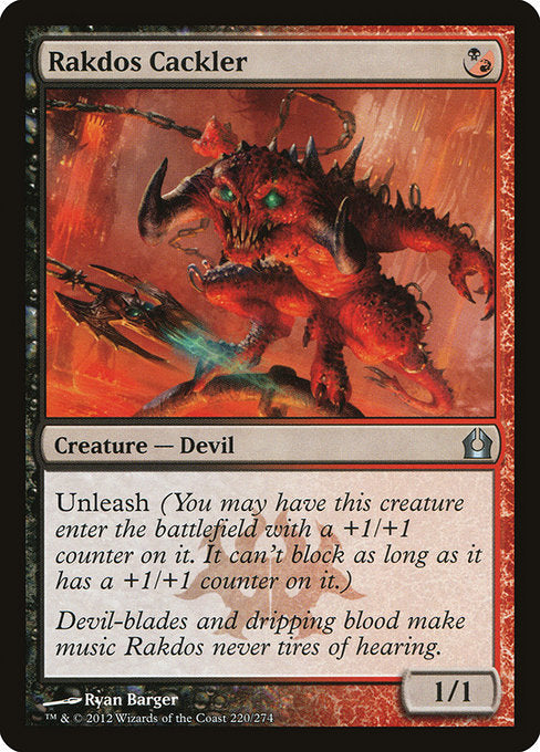 Rakdos Cackler (220) [Return to Ravnica]