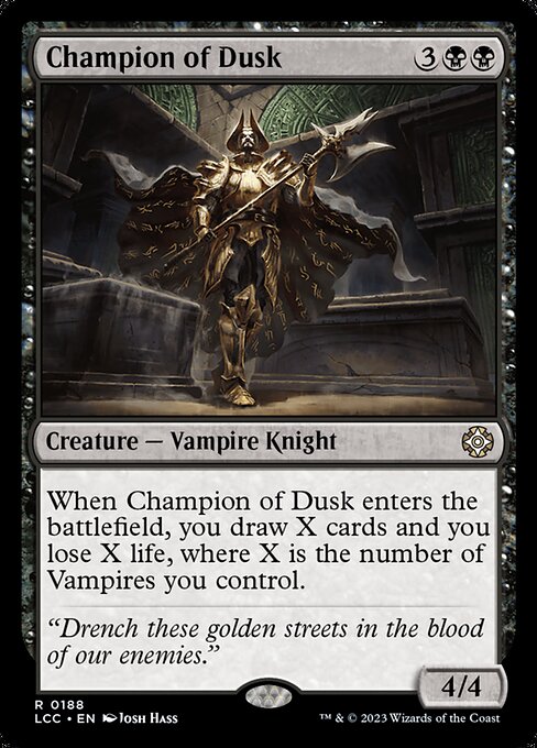 Champion of Dusk (188) [The Lost Caverns of Ixalan Commander]