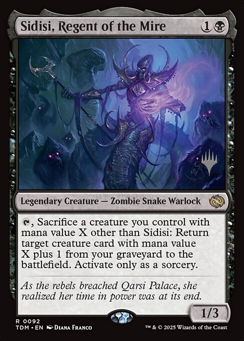 Sidisi, Regent of the Mire (92p) [Tarkir: Dragonstorm Promos]