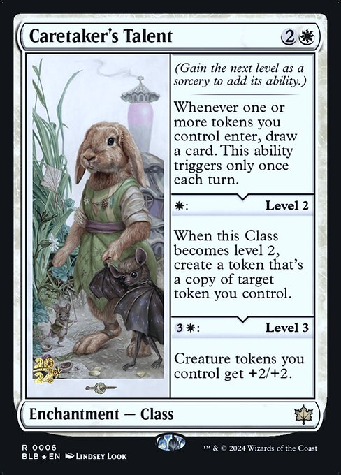 Caretaker's Talent (6s) [Bloomburrow Promos]