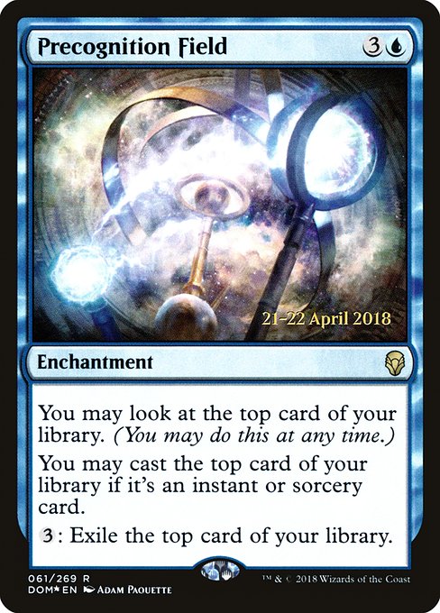 Precognition Field (61s) [Dominaria Promos]