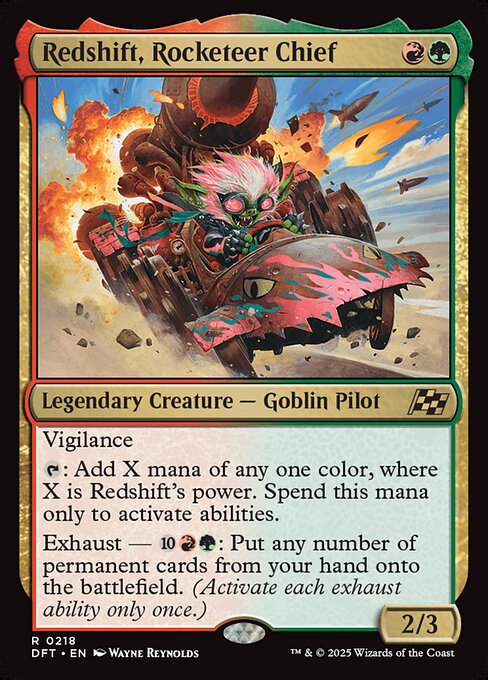 Redshift, Rocketeer Chief (218) [Aetherdrift]