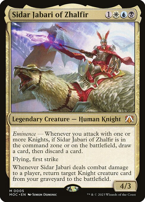 Sidar Jabari of Zhalfir (5) [March of the Machine Commander]