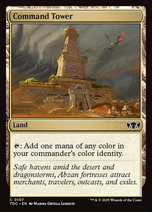 Command Tower (107) [Tarkir: Dragonstorm Commander]