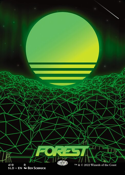 Forest (419) [Secret Lair Drop] [Borderless]