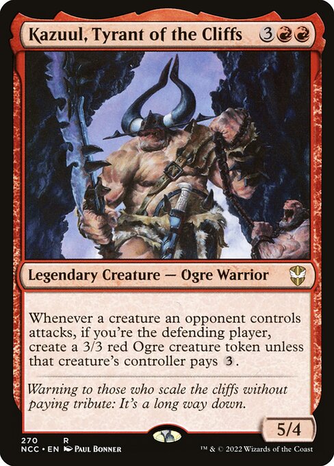Kazuul, Tyrant of the Cliffs (270) [New Capenna Commander]