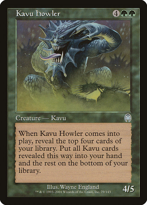 Kavu Howler (79) [Apocalypse]