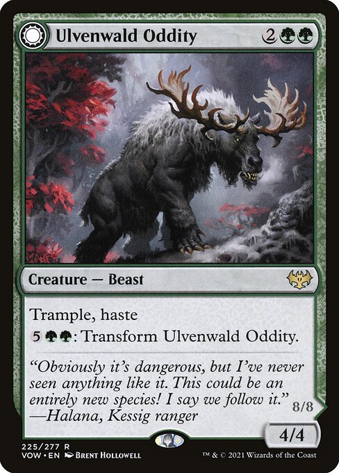 Ulvenwald Oddity // Ulvenwald Behemoth (225) [Innistrad: Crimson Vow]