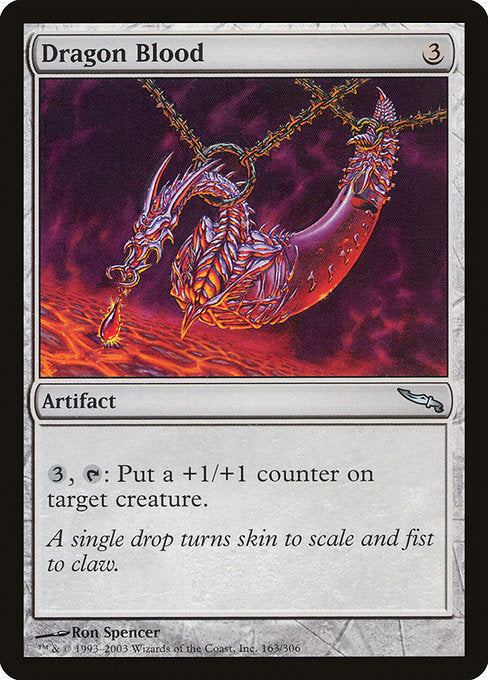 Dragon Blood (163) [Mirrodin]