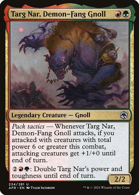 Targ Nar, Demon-Fang Gnoll (234) [Adventures in the Forgotten Realms]