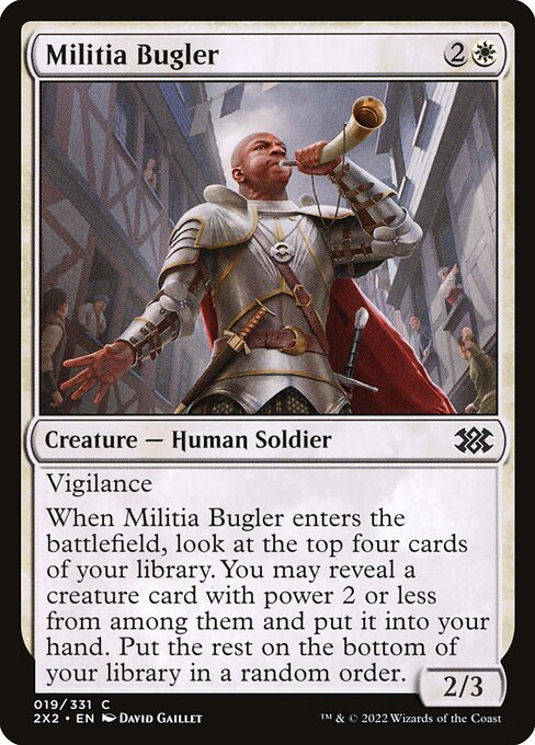 Militia Bugler (19) [Double Masters 2022]