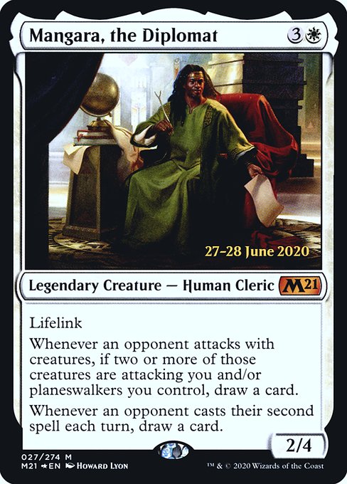 Mangara, the Diplomat (27s) [Core Set 2021 Promos]