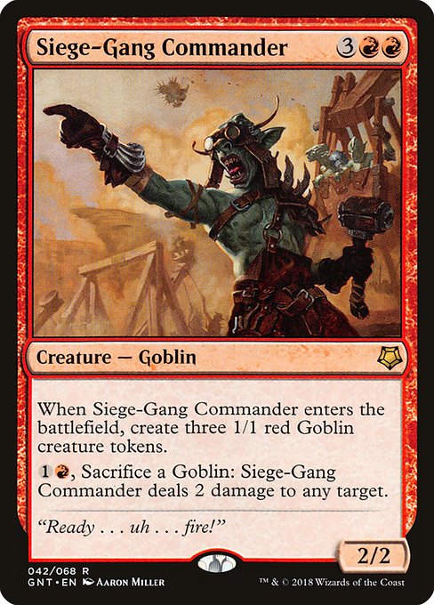 Siege-Gang Commander (42) [Game Night]