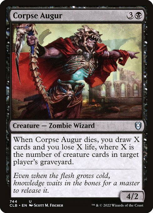 Corpse Augur (744) [Commander Legends: Battle for Baldur's Gate]