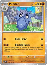 Pupitar - 106/197 (Cosmos Holo) (106/197) [Miscellaneous Cards and Products]