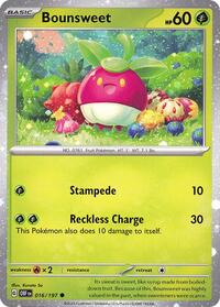 Bounsweet - 016/197 (Cosmos Holo) (016/197) [Miscellaneous Cards and Products]