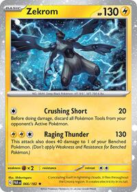 Zekrom - 066/182 (Cosmos Holo) (066/182) [Miscellaneous Cards and Products]